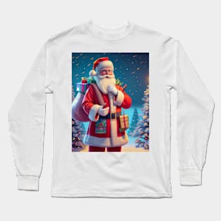 Christmas Santa Long Sleeve T-Shirt